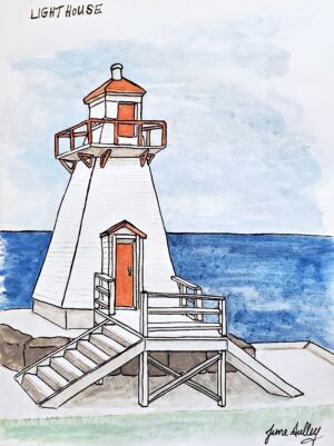 Lighthouse - Watercolour
